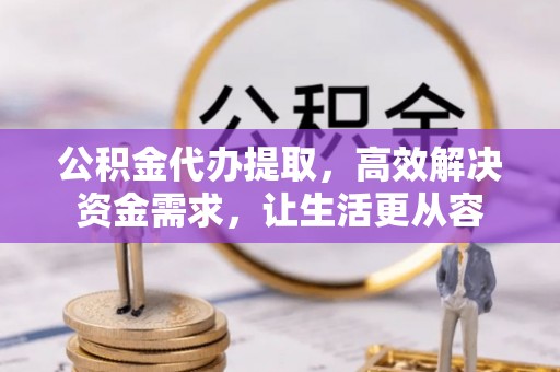 阳春公积金代办提取，高效解决资金需求，让生活更从容