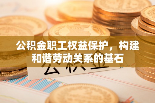 阳春公积金职工权益保护，构建和谐劳动关系的基石