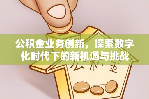 阳春公积金业务创新，探索数字化时代下的新机遇与挑战