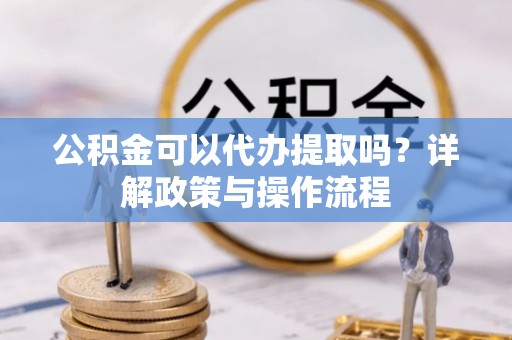 阳春公积金可以代办提取吗？详解政策与操作流程