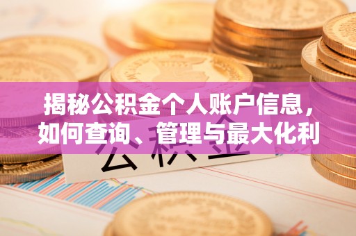 阳春揭秘公积金个人账户信息，如何查询、管理与最大化利用