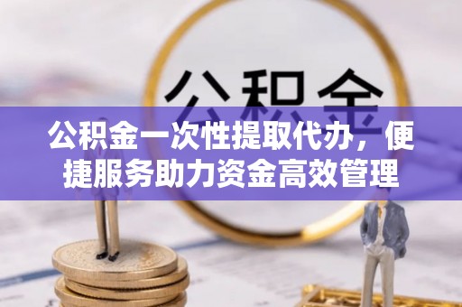 阳春公积金一次性提取代办，便捷服务助力资金高效管理