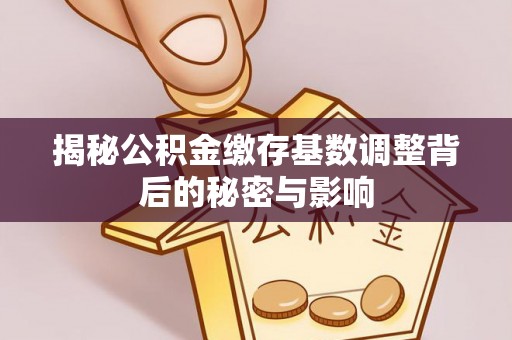 阳春揭秘公积金缴存基数调整背后的秘密与影响