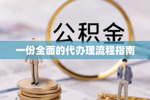 阳春一份全面的代办理流程指南